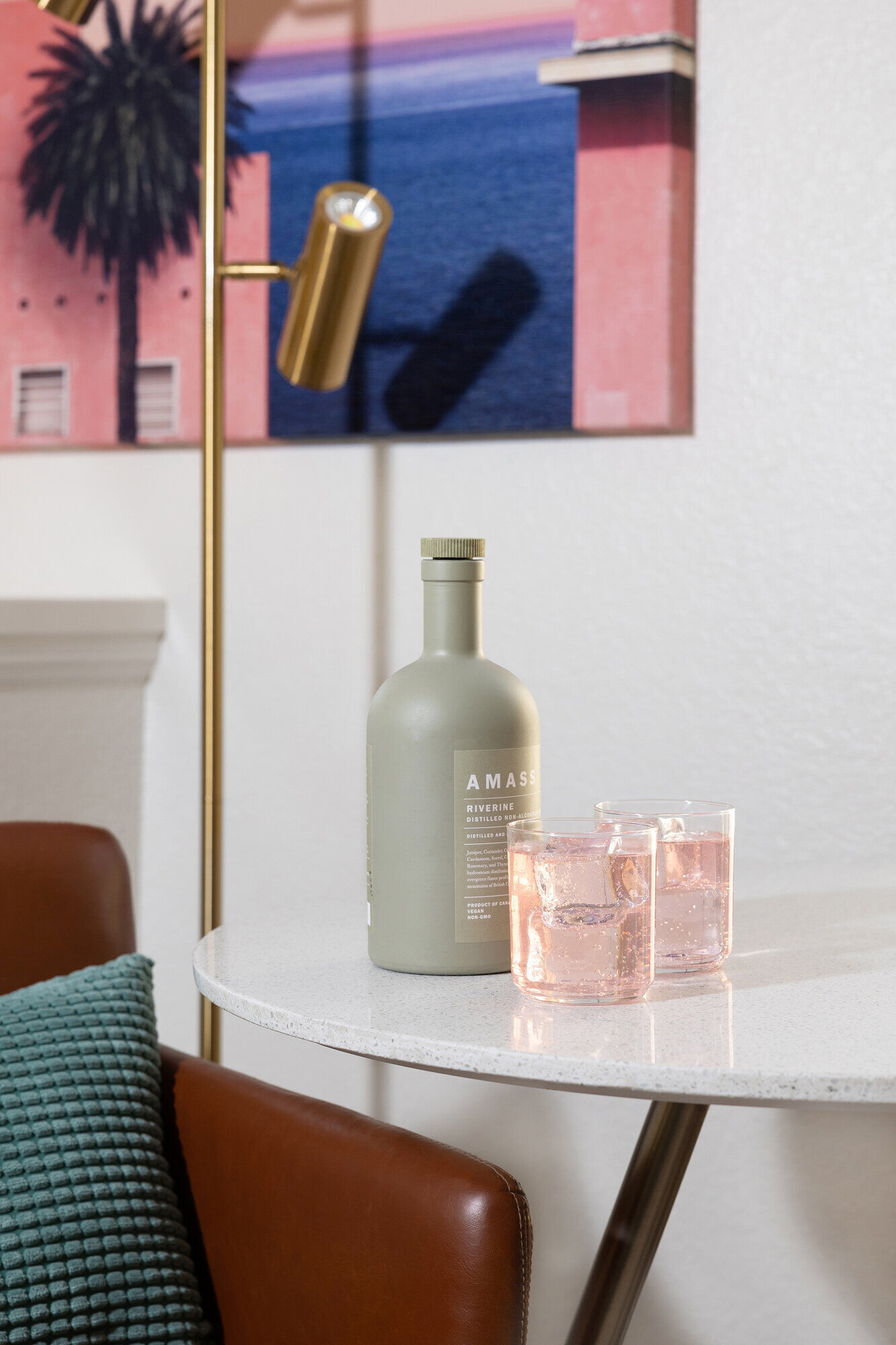 Cozy Cactus living room with modern furnishings and artwork